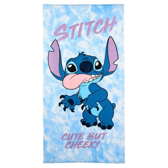 Πετσέτα θαλάσσης αγόρι "Stitch" γαλάζια (70Χ140)