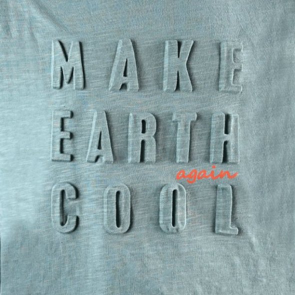 Μπλούζα "Make earth cool" χακί