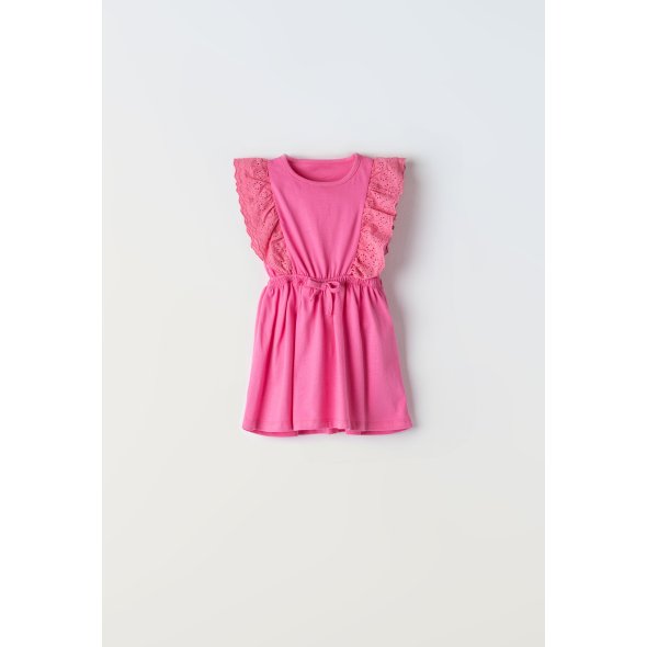 Φόρεμα κορίσι "Gipur" ροζ
