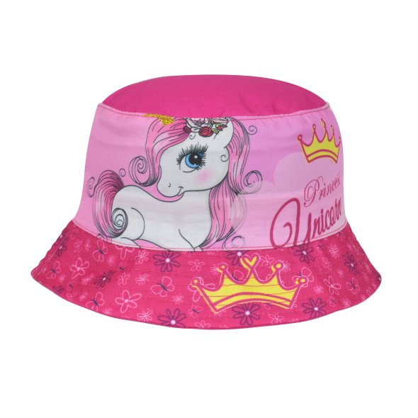 Στρογγυλό καπέλο "Princess Unicorn" φούξια