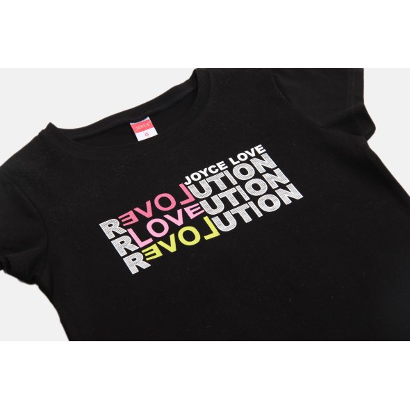 Μπλούζα "ReLOVEution" μαύρη