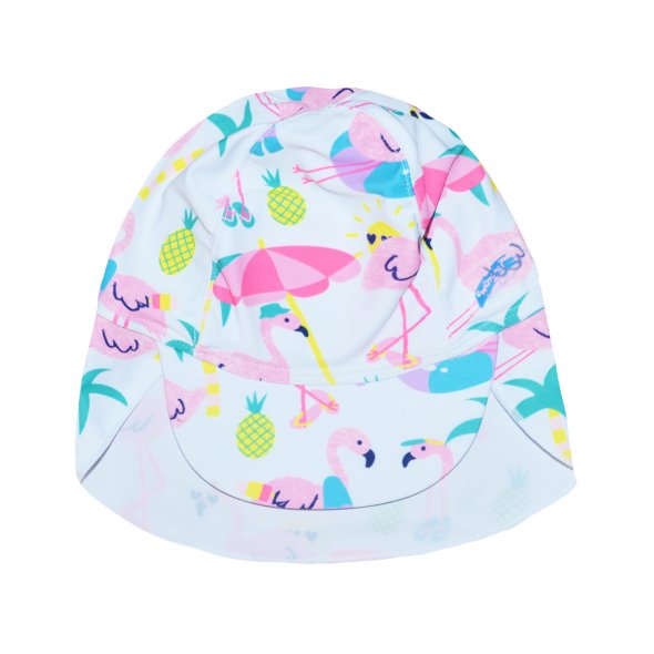 Καπέλο αντιηλιακό "Flamingo" λευκό