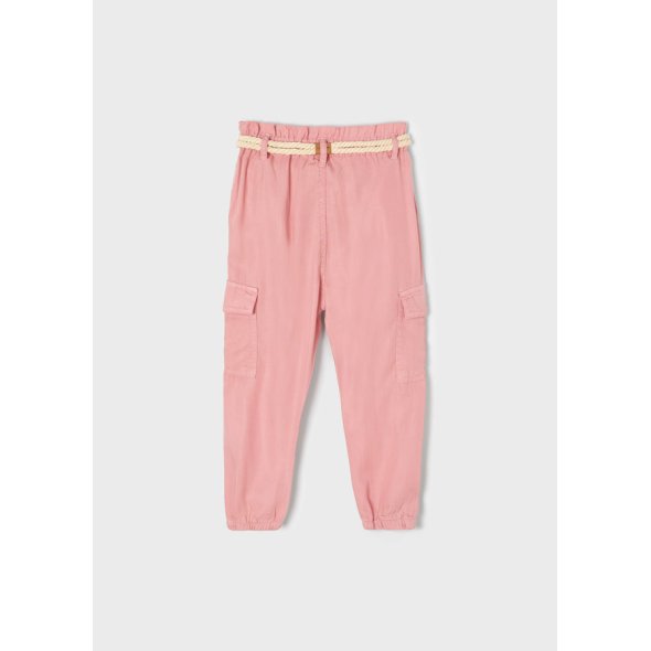 Παντελόνι cargo "Colorete" ροζ