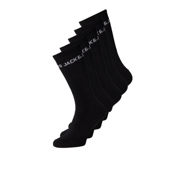 Σετ 5 ζευγάρια κάλτσες "Basic logo" μαύρο