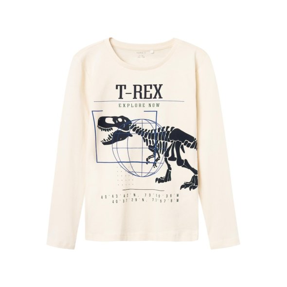 Μπλούζα "T-Rex" εκρού