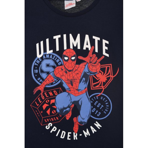 Μπλούζα κοντομάνικη αγόρι "Ultimate Spider-Man" μπλε