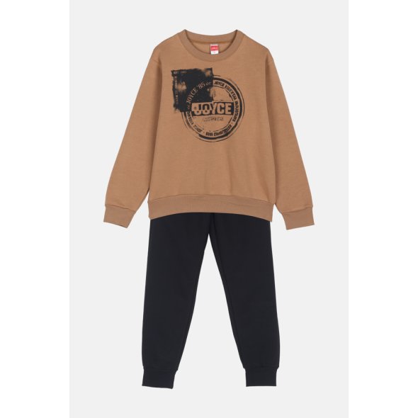 Σετ φόρμας αγόρι "kidswear" καφέ