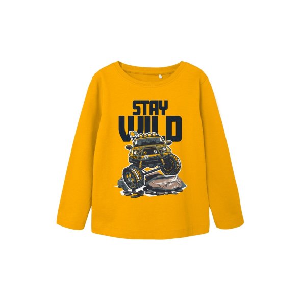 Μπλούζα "Stay Wild" κίτρινη