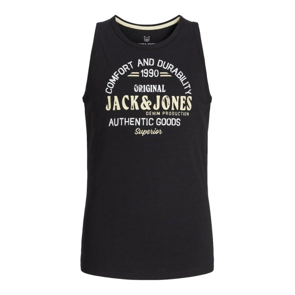 Μπλούζα αμάνικη αγόρι "Jack & Jones" μαύρη