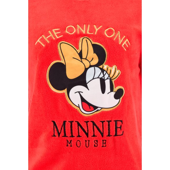 Πυτζάμα φλις "The only one Minnie mouse" κόκκινη
