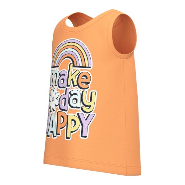 Μπλούζα "make today happy" πορτοκαλί