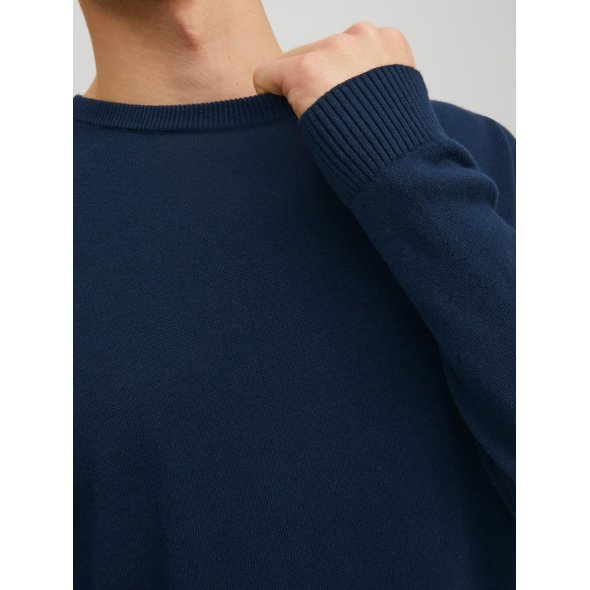 Πουλόβερ "Basic Knit" μπλε