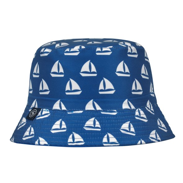 Καπέλο στρογγυλό "Little ship" μπλε
