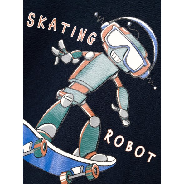Μπλούζα "Skating robot" μπλε