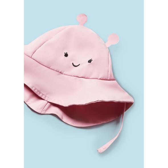 Σετ μαγιό & καπέλο βρεφικό κορίτσι "Sea fairy" ροζ