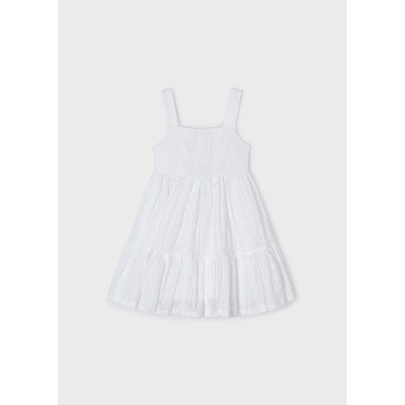 Φόρεμα "Geometric shapes" λευκό