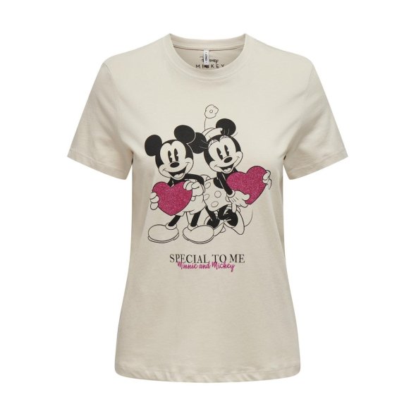Μπλούζα "Minnie & Mickey" μπεζ