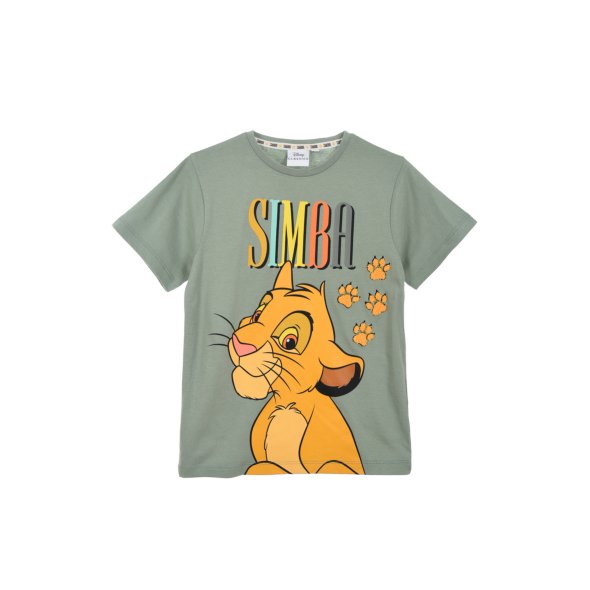 Μπλούζα κοντομάνικη αγόρι "Simba" μέντα