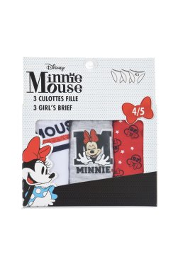 Σετ κυλοτάκια 3τμχ. "Minnie Mouse" μελανζέ