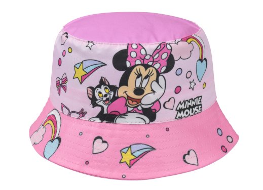 Στρογγυλό καπέλο "Minnie and Figaro" ροζ