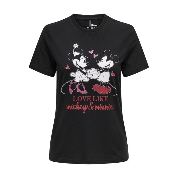 Μπλούζα "Minnie & Mickey" μαύρη
