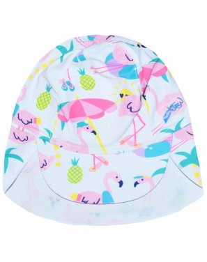 Καπέλο αντιηλιακό "Flamingo" λευκό
