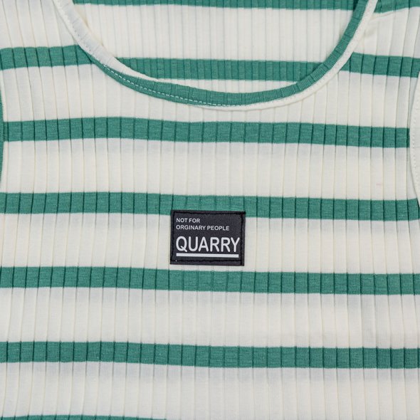 Μπλούζα "Quarry" λευκό-πράσινο