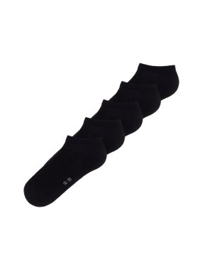 Σετ 5 ζευγάρια κάλτσες κοντές μαύρες 