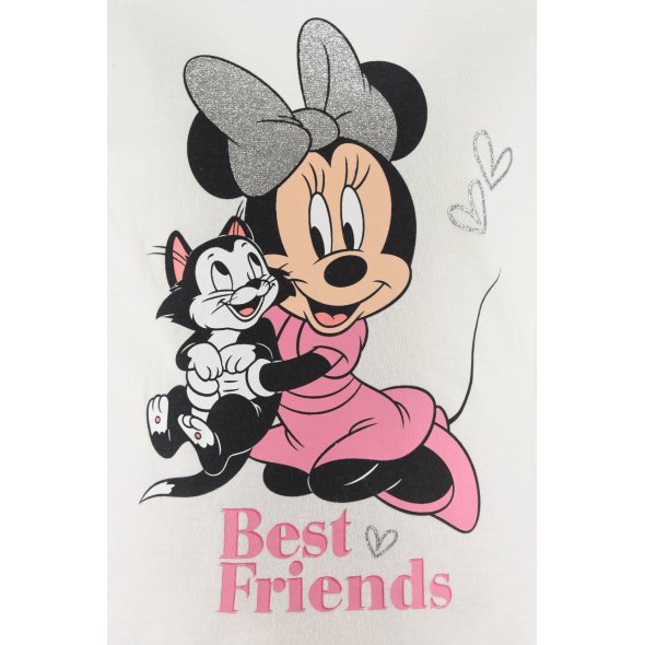 Πυτζάμα Minnie Mouse "Best friends" λευκή
