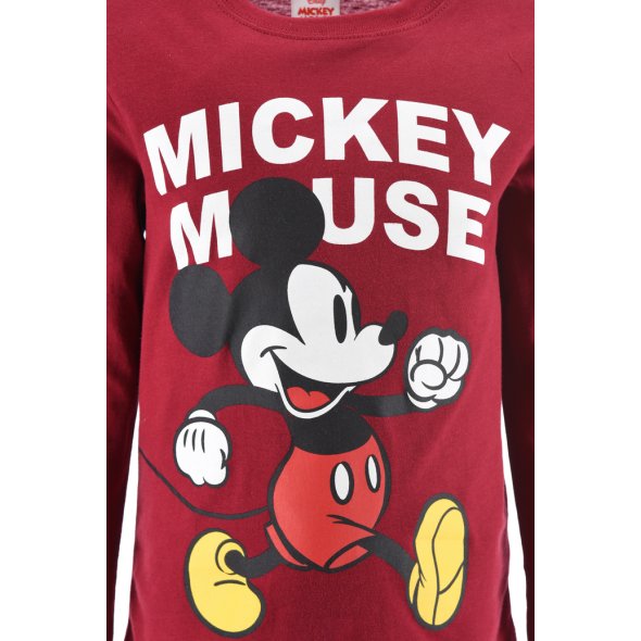 Πυτζάμα "Mickey Mouse" μπορντό