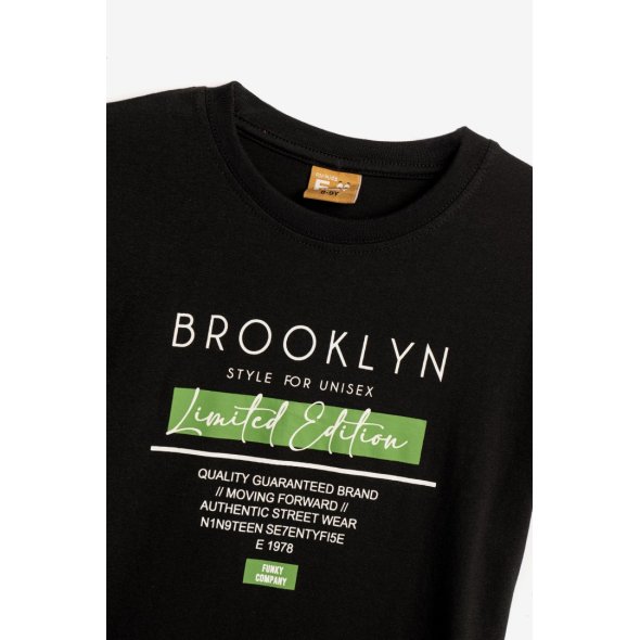 Μπλούζα "Brooklyn limited edition" μαύρη