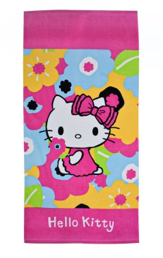 Αυθεντική πετσέτα θαλάσσης "Hello Kitty" (70X140)