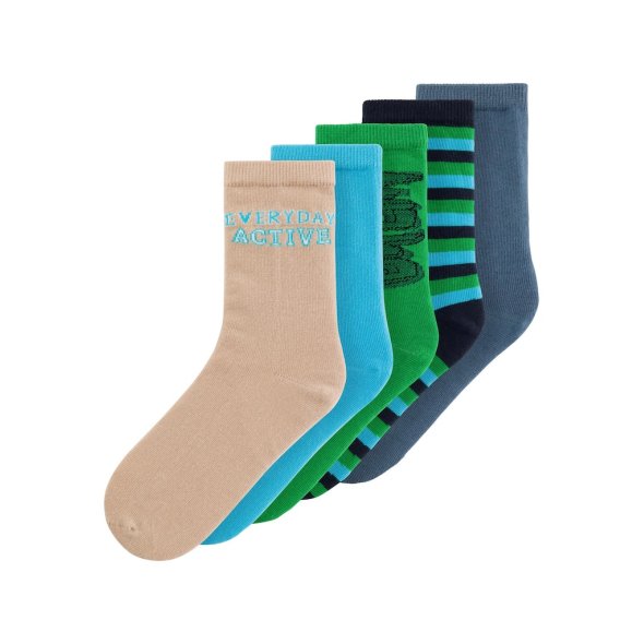 Σετ 5 ζευγάρια κάλτσες "Every day active" πράσινο