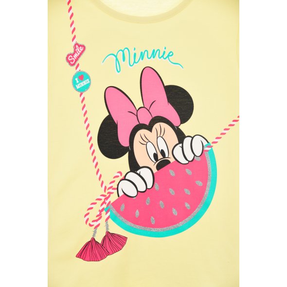 Μπλούζα Minnie Mouse "Smile" κίτρινη