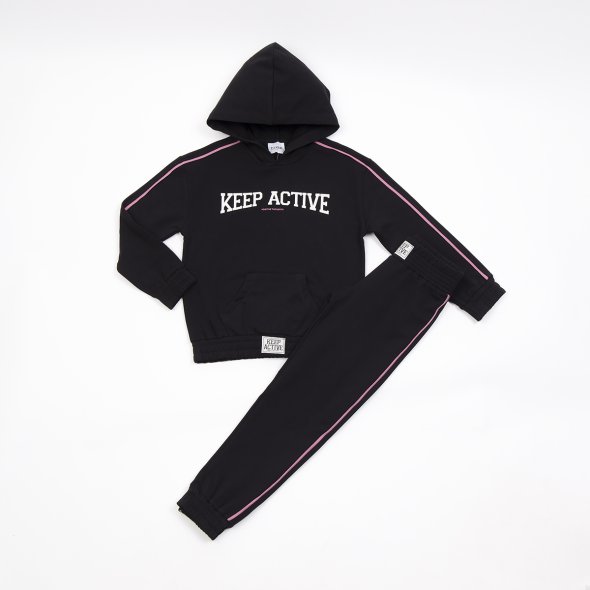 Σετ φόρμας "Keep Active" μαύρο