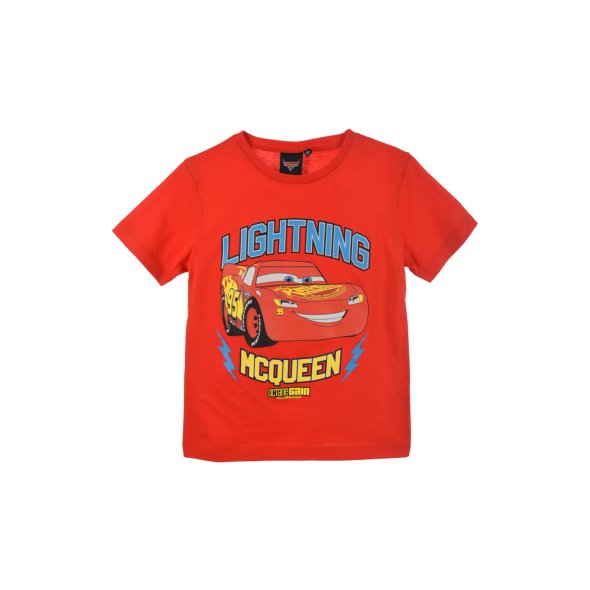 Μπλούζα κοντομάνικη αγόρι "Lightning Mcqueen" κόκκινη