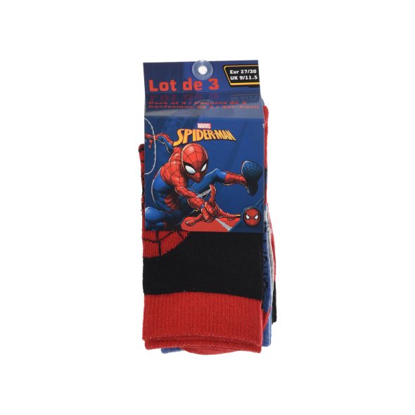 Σετ 3 ζευγάρια κάλτσες "Spider-Man" μαύρο