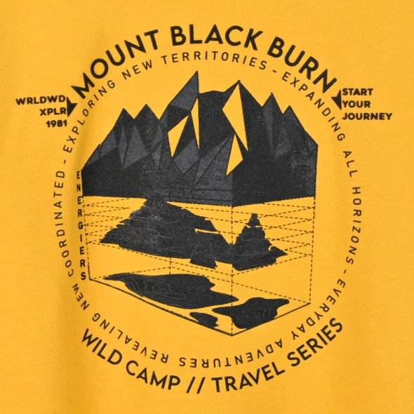 Σετ φόρμας αγόρι "Mount black burn" ώχρα