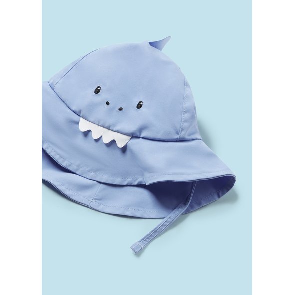Σετ μαγιό & καπέλο βρεφικό αγόρι "Sharky" γαλάζιο