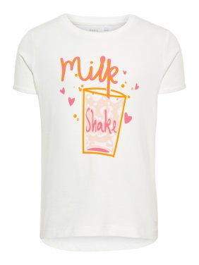 Μπλούζα "Milk shake" λευκή