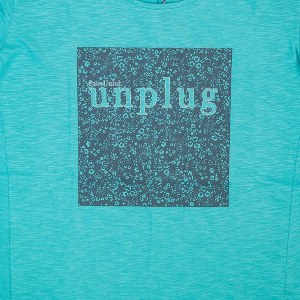 Μπλούζα "Unplug" μέντα