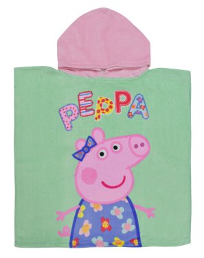 Πετσέτα θαλάσσης poncho "Peppa Pig" (50Χ100)