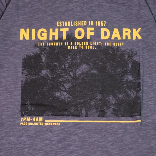 Μπλούζα "Night of dark" γκρι