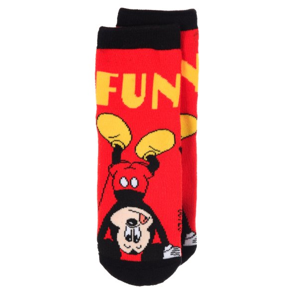 Αντιολισθητικές κάλτσες "Mickey mouse" κόκκινο