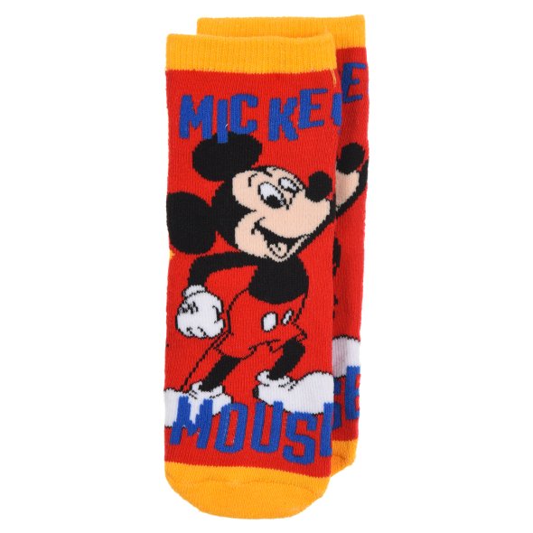 Αντιολισθητικές κάλτσες "Disney Mickey mouse" κόκκινο