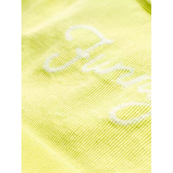 Μπλούζα crop top "Funny" κίτρινο neon