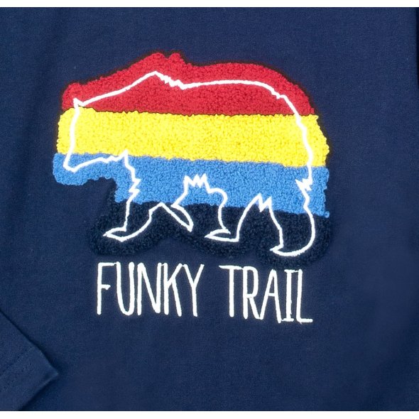 Μπλούζα "Funky trail" μπλε