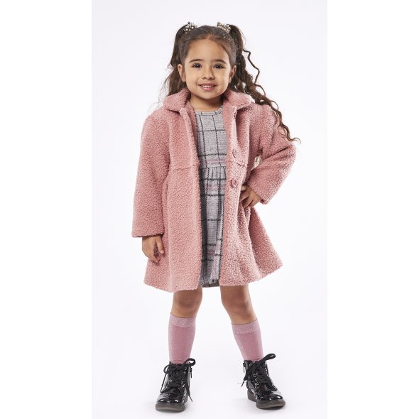 Παλτό γουνάκι "Ebita baby" ροζ