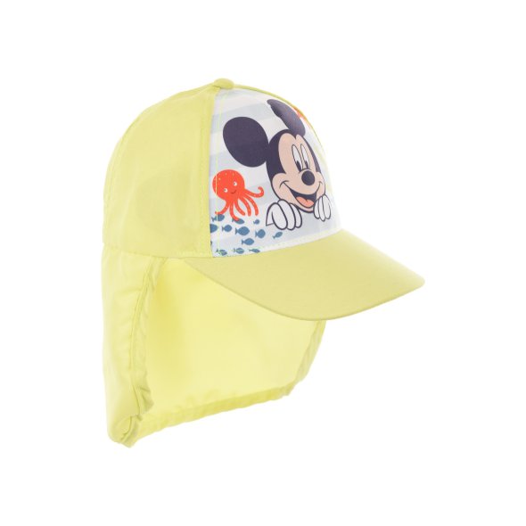 Αντιηλιακό καπέλο "Mickey" κίτρινο φλούο