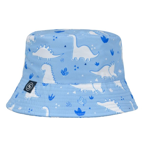 Καπέλο στρογγυλό "Dino" γαλάζιο